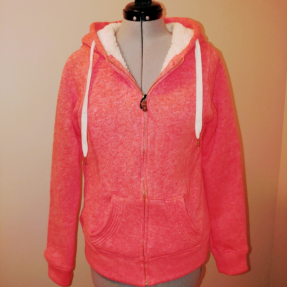 Snobbish Agatha Lobster orange hoodie furry NWT…